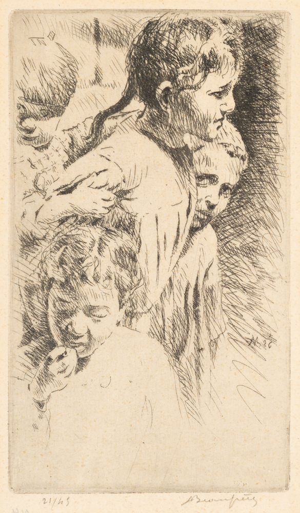 A group of four children.