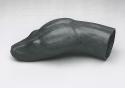 A wax cast of the head of a snake sculpture ( in WAM collection 1991.24a,b)