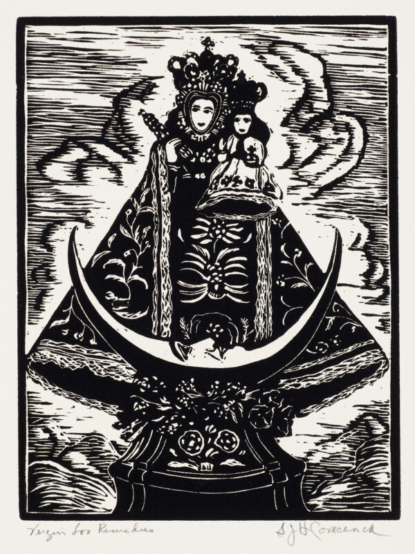An image of the Virgin of Los Remedios