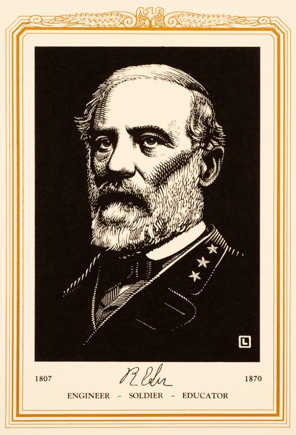A portrait of Robert E. Lee