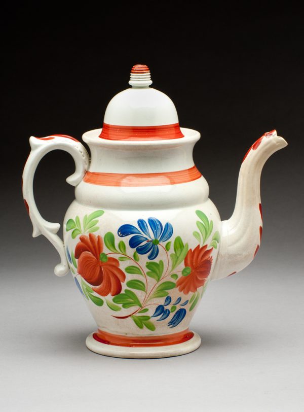 High dome, Poppy pattern with blue flowers