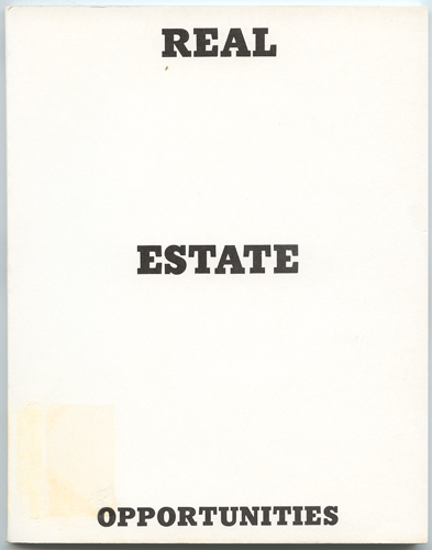 A book of photographs of property for sale.