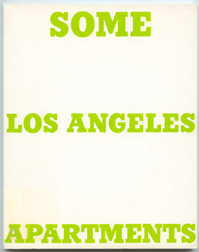 A book of photographs of Los Angeles apartments.