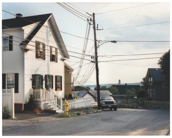 Albert-Hallaban's interest in voyeurism and light – naturally led to Hopper. She reshot the house as it exists today. It was the first photograph in a series of “Hopper Reduex” shot in Gloucester as part of her “Out my Window” series, The homeowner’s grandmother had met Hopper.