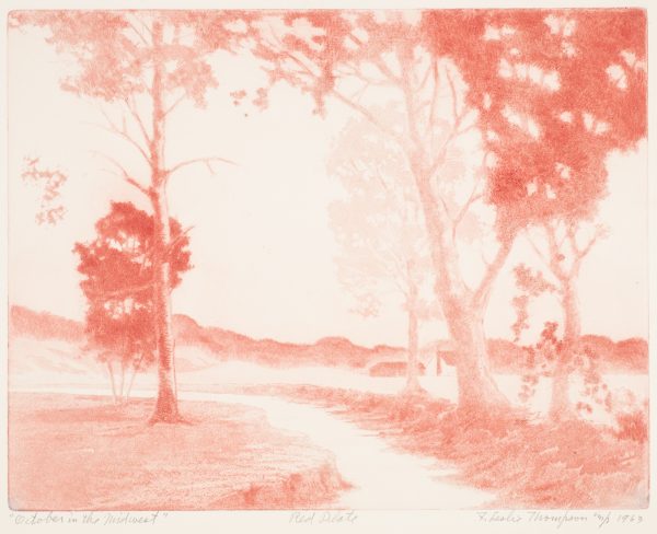Progressive print no. 2 in magenta